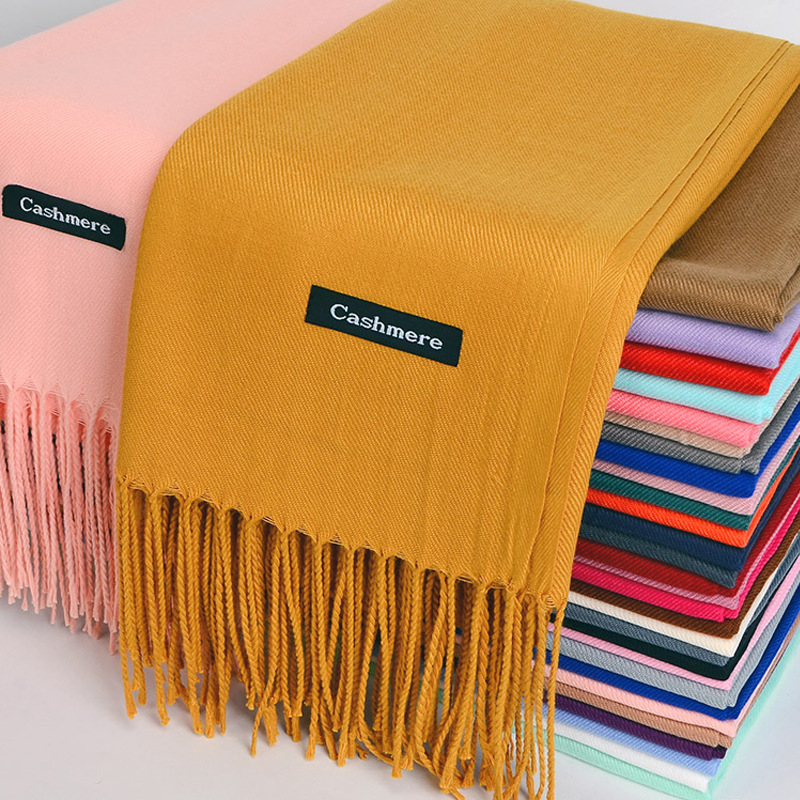 Shawl Wrap Winter - Bufanda multiusos de Cachemira de imitación,
