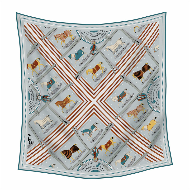 Cashmere Pashmina Wrap - Bufanda de cachemira y seda estampada