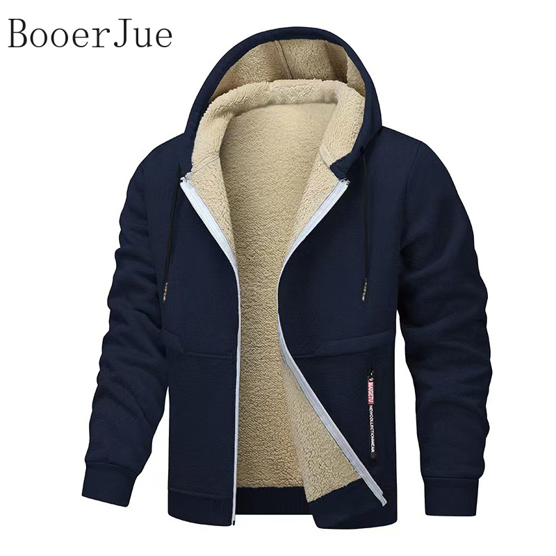 Chaqueta con capucha y cremall - Sherpa Hoodie Fleece reseña y precio