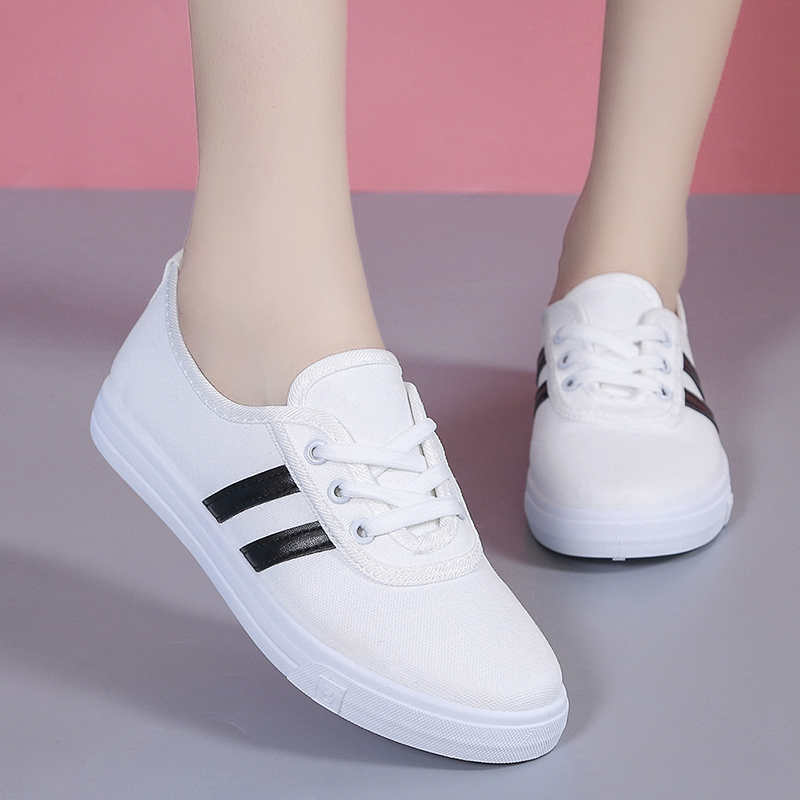 Zapatos clásicos de lona blanc - Vans Shoes Old Skool reseña y precio